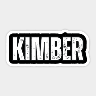 Kimber Name Gift Birthday Holiday Anniversary Sticker